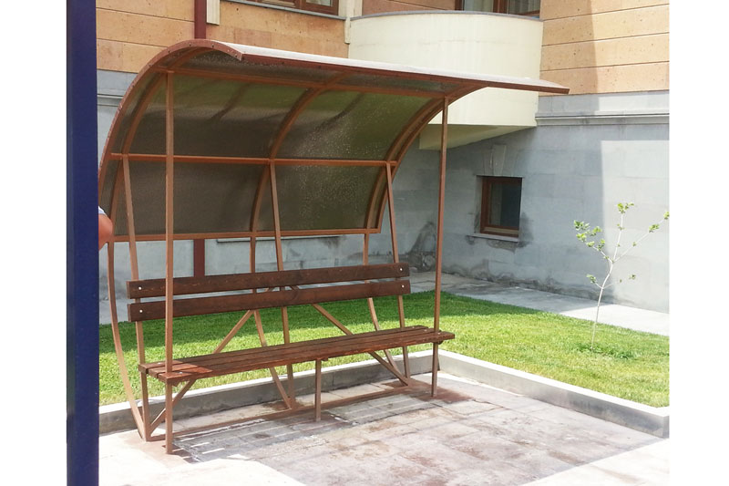 Bench with Shelter
