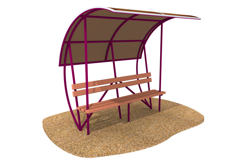 Bench with Shelter