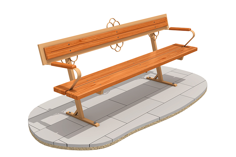 Park Bench (wood) X